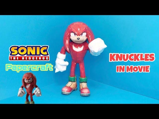 How to Make KNUCKLES Papercraft | Easy DIY Tutorial｜ナックルズ ペーパークラフト 作り方