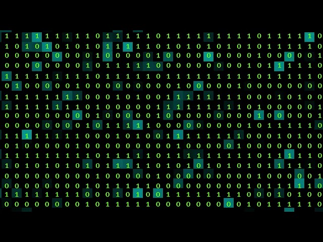 Binary Code Background Loop | Tech & Data Concept | Abstract Motion Video Background Stock Footage