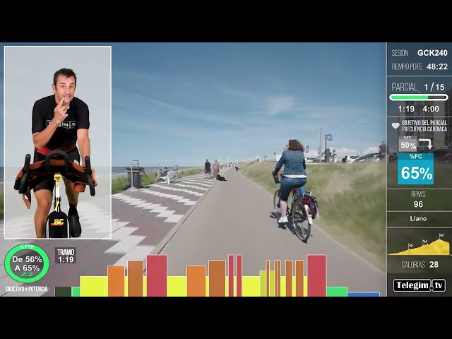 Clase de Cycling Virtual TELEGIM – Entrena con un Campeón de la Vuelta