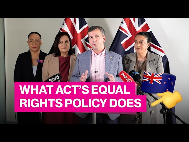 REVEALED: ACT’s plan to protect equal rights and democracy