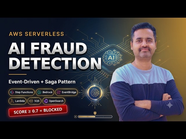 AI Fraud Detection on AWS | Serverless Event-Driven Saga with Bedrock