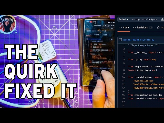 How I got the AliExpress TS0601 Zigbee Energy Monitor ZHA Quirk working with a Dual Energy Clamp