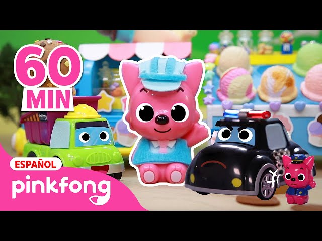 🚒Mix - Los Mejores Videos de Autos🚨 | Taller Mecánico | Canciones de Autos | Pinkfong en español