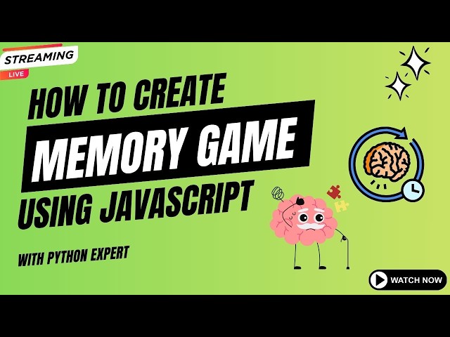 Build a Memory Game Using JavaScript 🧠 | HTML CSS JS Project for Beginners #javascript #coding #game