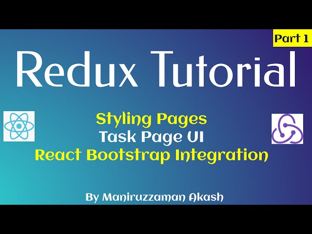 #1 Redux Complete Project Bangla Video Tutorial - Introduction to Create Component and Integrate
