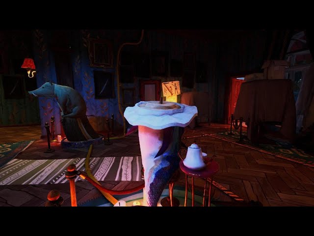 Hello Neighbor fish head walk thrugh