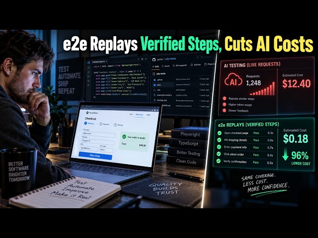 How Does tester-army/e2e Save Money Compared to Calling AI Every Time? Replay Verified Steps to ...