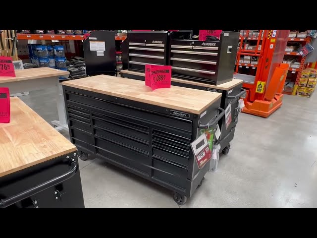 61" Inch Husky Drawer Workbench Overview & Quickie Review