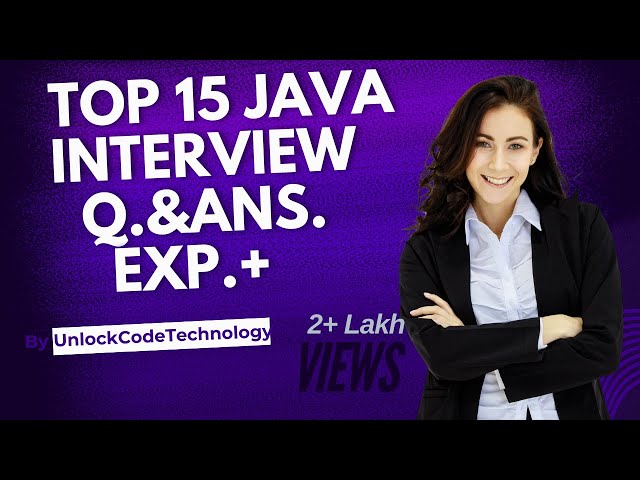 Java Interview Q & A | Adv. Java Q & A for Exp & fresher | Core Java Tutorial | Java FAQ | Java8