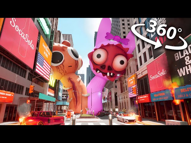 VR 360° Incredibox Sprunki Portal Corruption Chasing | 4k