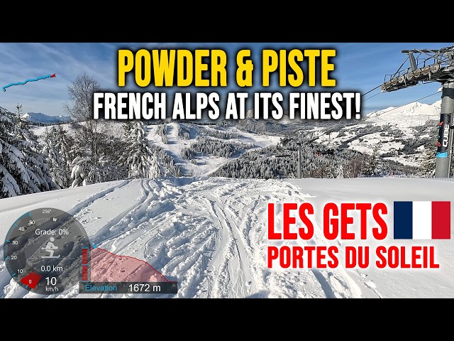 [4K] Skiing Les Gets, Powder & Piste - French Alps At Its Finest, Portes du Soleil, GoPro HERO13
