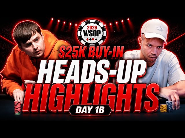 HIGHLIGHTS | $25,000 NLH Heads-Up Championship | Day 1B