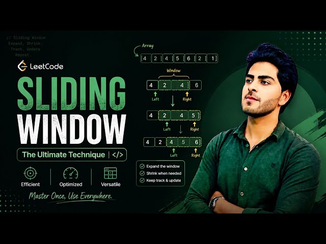 Sliding Window Explained in Detail with Example 🔥