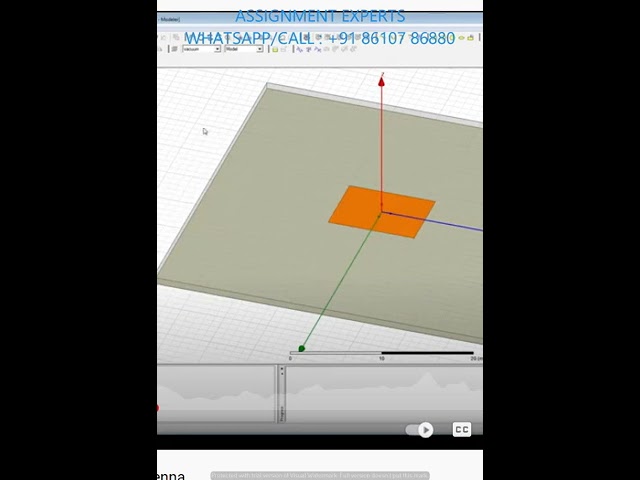 HFSS Tutorial - Modelling a Patch Antenna - ANTENNA HFSS CST ASSIGNMENTS AND PROJECTS