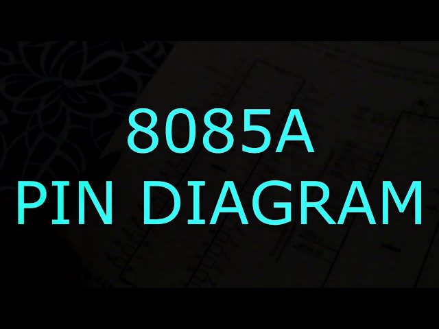 8085A PIN DIAGRAM EXPLANATION ENGLISH