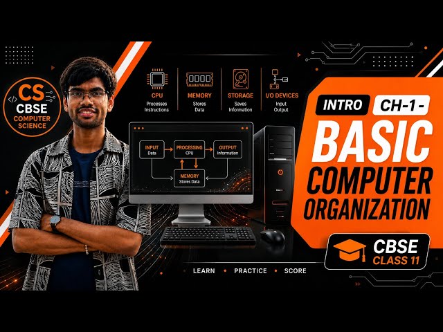 Basic Computer Organization | Chapter Introduction | Class 11 Computer Science
