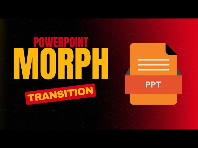 Using the PowerPoint Morph Transition I Morph Effect Tutorial for Beginners #powerpoint #microsoft