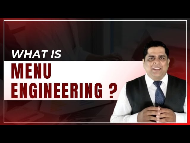 what is menu engineering