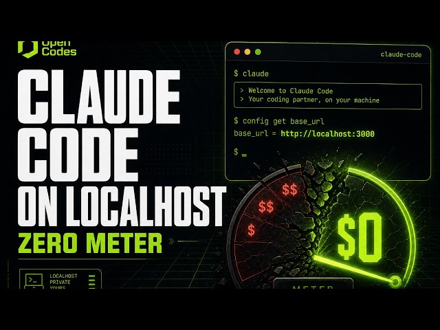 Claude Code on Localhost: Zero Meter Coding Agents