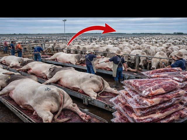 Proceso de producción de carne de res en Australia: 9,1 millones de vacas, un solo sistema