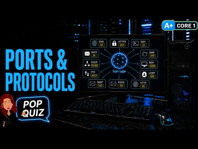 Ports & Protocols You MUST Know for CompTIA A+ (Pop Quiz!)