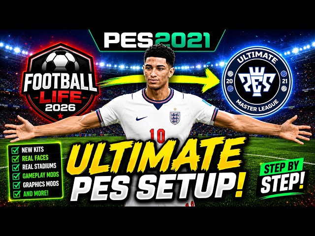 The Only PES 2021 Mod Guide You'll Ever Need | Football Life 26 + UML V3!