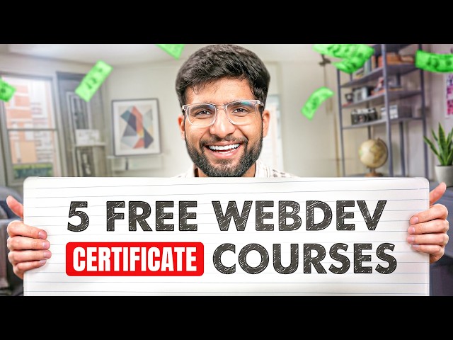 Free Certification Courses for Web Development | Free Web Development Courses with Certificates