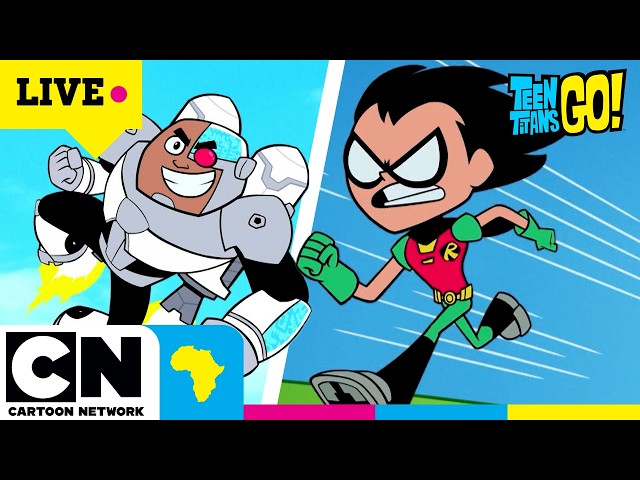 🔴 LIVE: Teen Titans Go! MEGA Marathon | Cartoon Network Africa