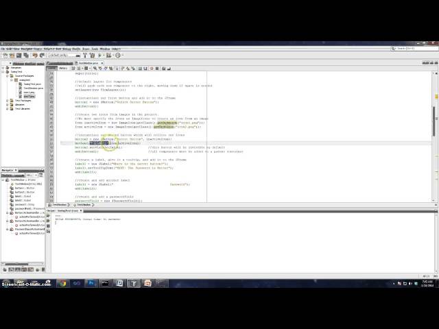 Java Swing Tutorial Part 1