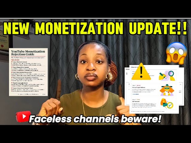 ‼️YouTube Has Changed Monetization for Faceless Channels! Don’t Apply Yet!