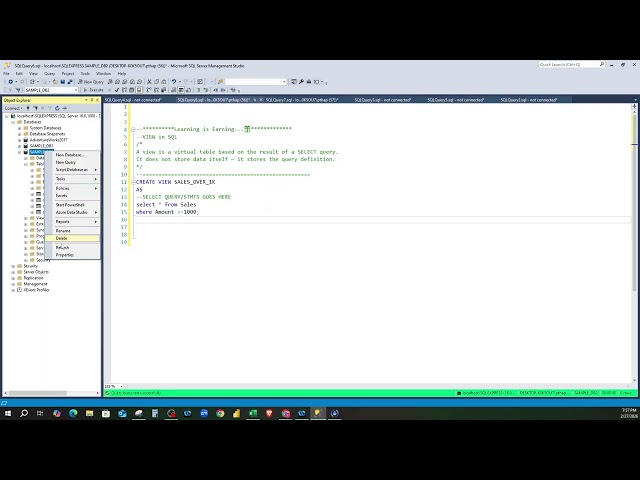 How to Create a VIEW in SQL