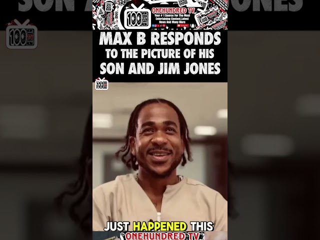 Max B Responds To The Viral Picture Of His Son And Jim Jones @jimjonesofficial #fyp #trending