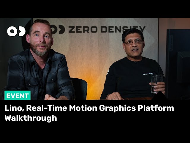Lino, Real-Time Motion Graphics Platform Walkthrough #realtimegraphics