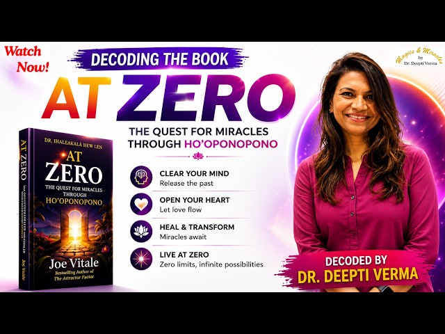 At Zero | Day 24 | Ch. 4 | Ho’oponopono is inner cleaning, not collecting external solutions.