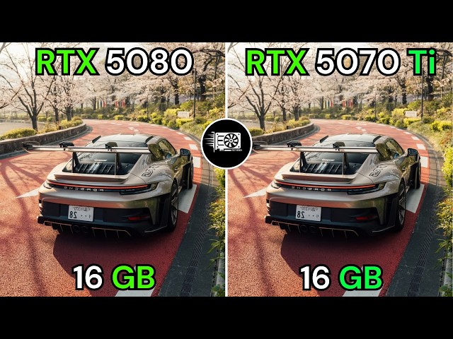 RTX 5070 Ti VS RTX 5080 + Ryzen 7 9800X3D | TEST IN 10 GAMES