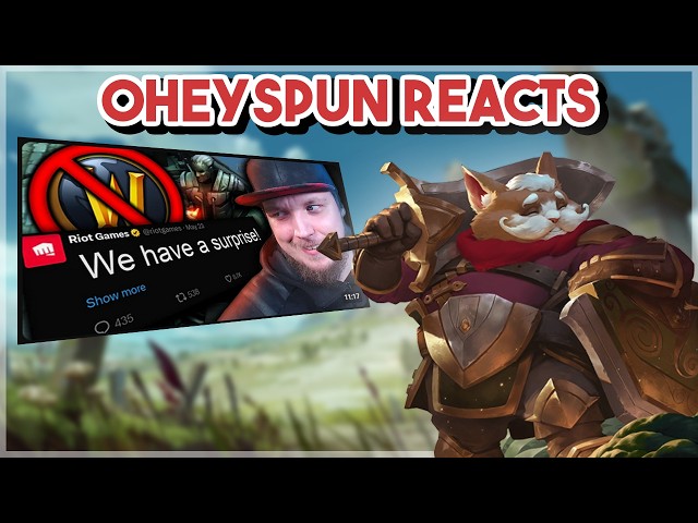Big Moves at Riot Games - OHEYSPUN Reacts