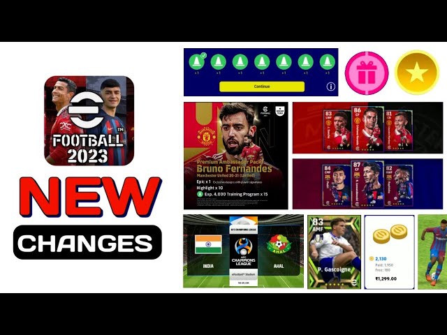 ALL NEW CHANGES EFOOTBALL 2023 UPDATE