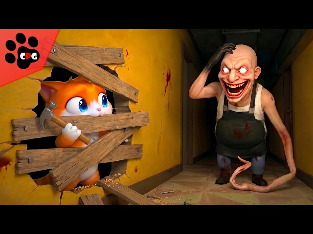 I Built a SECRET BASE to SPY on the SCARY BUTCHER! - I Am Cat