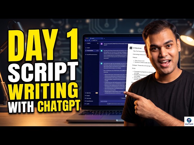 Day 1: Script Writing with ChatGPT — AI Video Production Masterclass (Script to Screen)