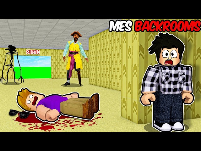 BUILD and ESCAPE the Roblox Backrooms...
