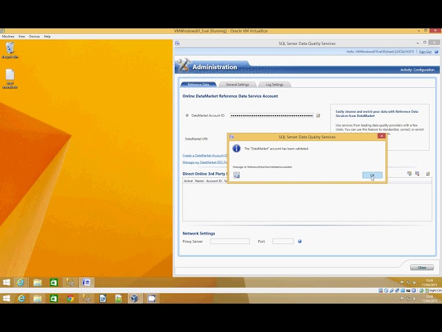 SQL Data Quality Services 08 Reference Data Service Azure