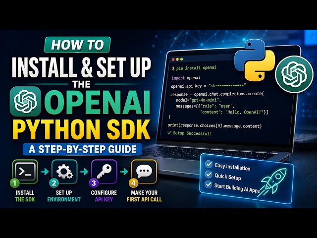 How to Install and Set Up the OpenAI Python SDK: A Step-by-Step Guide