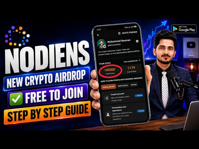 Nodiens Airdrop Free To Join Step By Step Guide | New Crypto Airdrop 2026