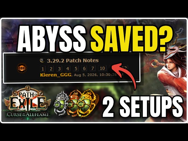 Abyss Buffed, Was it good enough? New Patch Review - Path of Exile 1