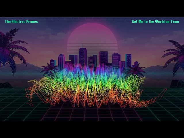 The Electric Prunes - Get Me to the World on Time (3D Waveform Visualizer)
