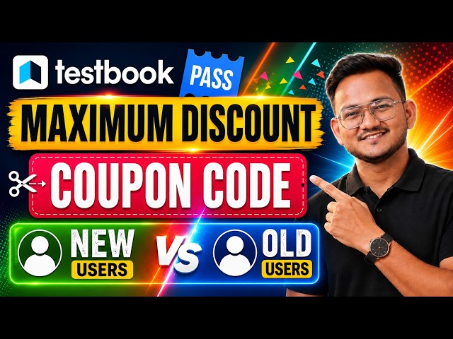 Get MAXIMUM Discount on Testbook Pass Pro with EXCLUSIVE Coupon Code | Testbook Coupon Code Today