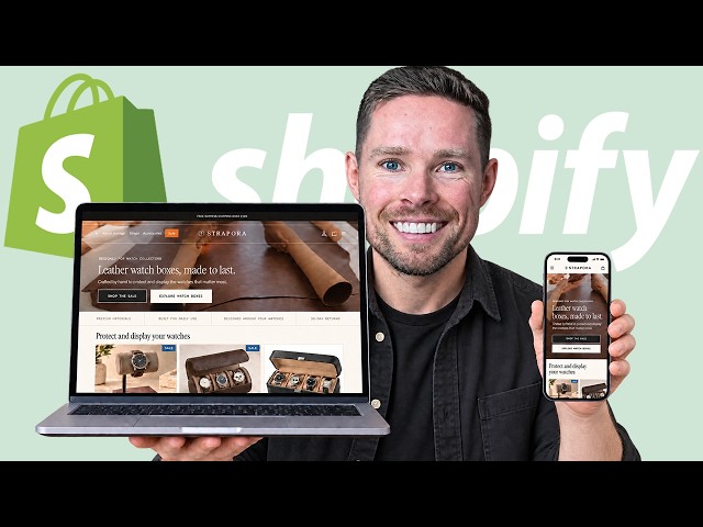 Shopify Website Design Tutorial for Beginners - 2026 (Premium Store Design From Scratch)