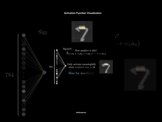 Activation Function Visualisation  #ai #machinelearning #deeplearning