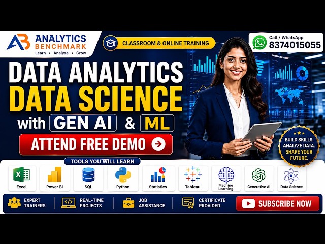 Data Analyst Free Demo Session | Complete Data Analytics Roadmap