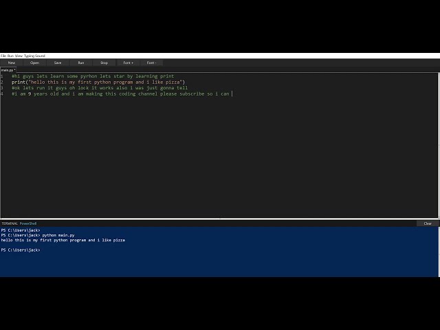 Print and input in Python - Coding Tutorial